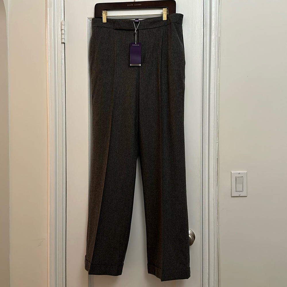 Ralph Lauren gray wool trousers